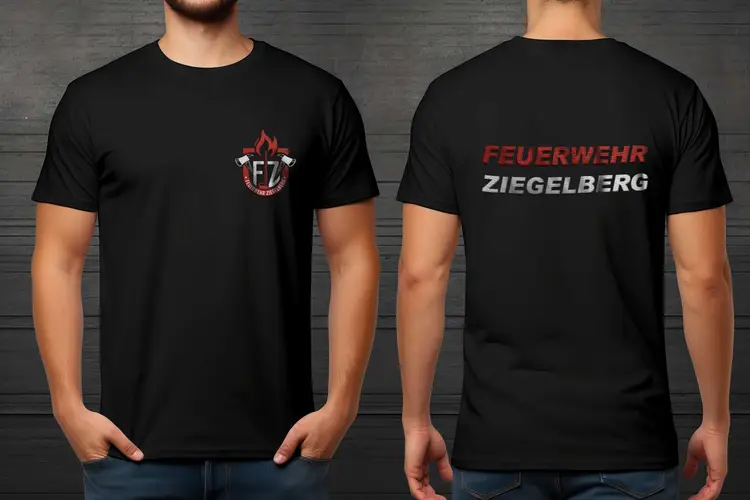 Feuerwehr Ziegelberg Textildruck T-Shirts
